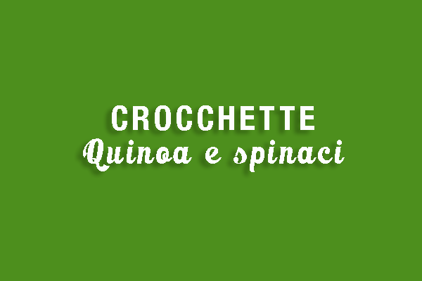 Crocchette-quinoa