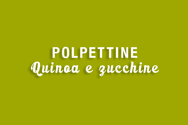 Polpettine-quinoa